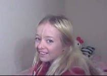Ondeugend naakt voor de webcam